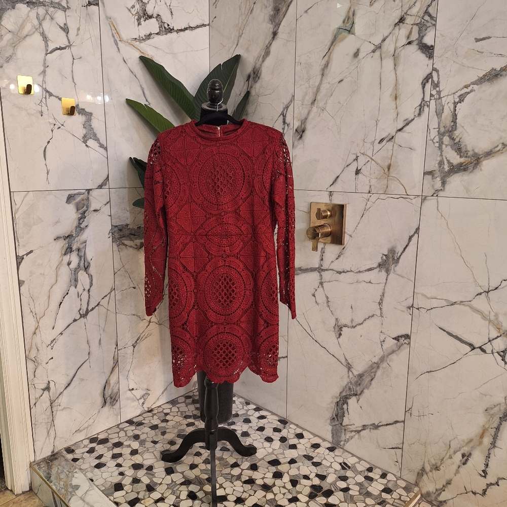 Burgundy Dress